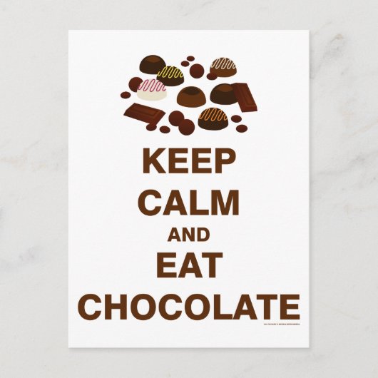 Kalm houden en briefkaart (Voorkant)