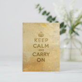 Kalm houden en Briefkaart doorgeven (Staand voorkant)