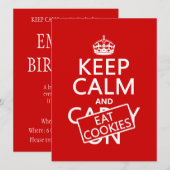 Kalm houden en brood eten kaart (Voorkant / Achterkant)