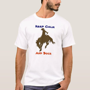 Kalm houden en Buck T-shirt