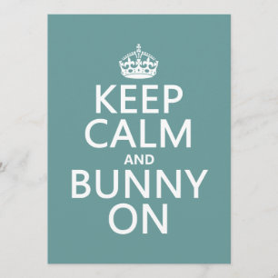 Kalm houden en Bunny aan Kaart