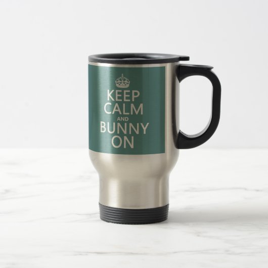 Kalm houden en Bunny aan Reisbeker (Rechts)