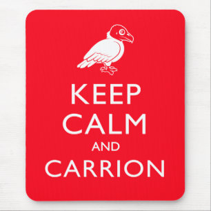 Kalm houden en Carrion Muismat