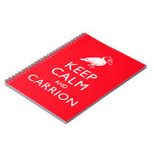Kalm houden en Carrion Notitieboek (Linkerzijde)