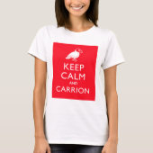 Kalm houden en Carrion T-shirt (Voorkant)