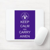 Kalm houden en Carry Awen Muismat (Met muis)