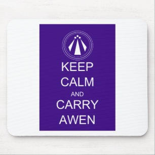 Kalm houden en Carry Awen Muismat