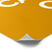 Kalm houden en Carry On_CARAMEL Poster (Hoek)