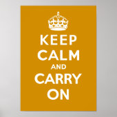 Kalm houden en Carry On_CARAMEL Poster (Voorkant)