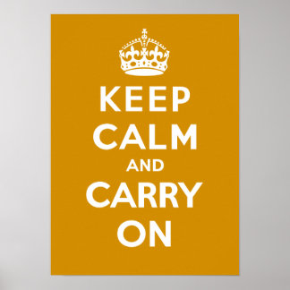 Kalm houden en Carry On_CARAMEL Poster