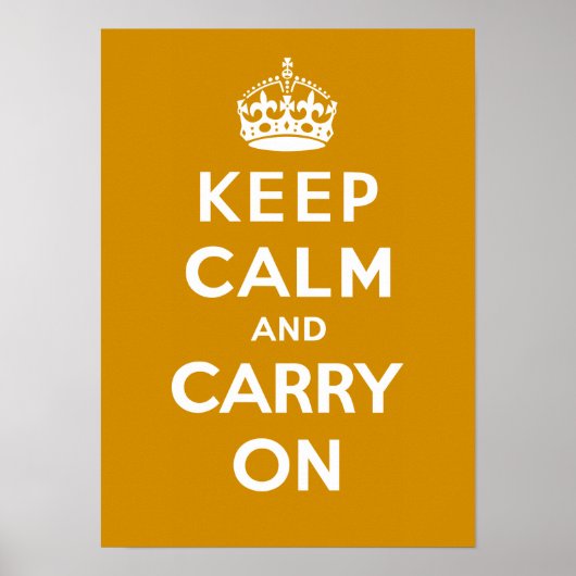 Kalm houden en Carry On_CARAMEL Poster (Voorkant)
