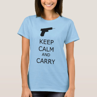 Kalm houden en Carry Ringer bewaren T-shirt