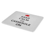 Kalm houden en Casserole aan Snijplank (Hoek)