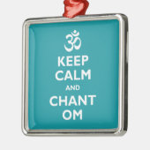 Kalm houden en Chant Om Metalen Ornament (Links)