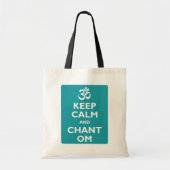 Kalm houden en Chant Om Tote Bag (Voorkant)