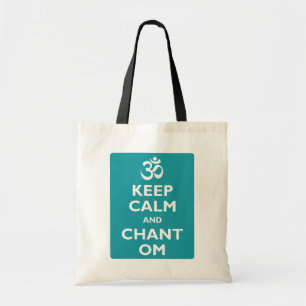 Kalm houden en Chant Om Tote Bag