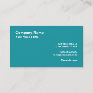 Kalm houden en Chant Om Visitekaartje