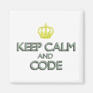 Kalm houden en Code Magneet