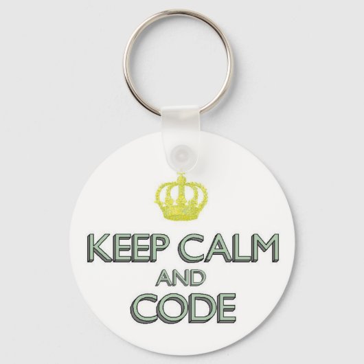 Kalm houden en Code Sleutelhanger (Voorkant)