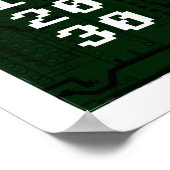 Kalm houden en computer op Poster houden (Hoek)