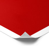 Kalm houden en Cyclus op Britse fietsen Poster (Hoek)