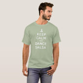 Kalm houden en Dance Salsa T-shirt (Voorkant volledig)