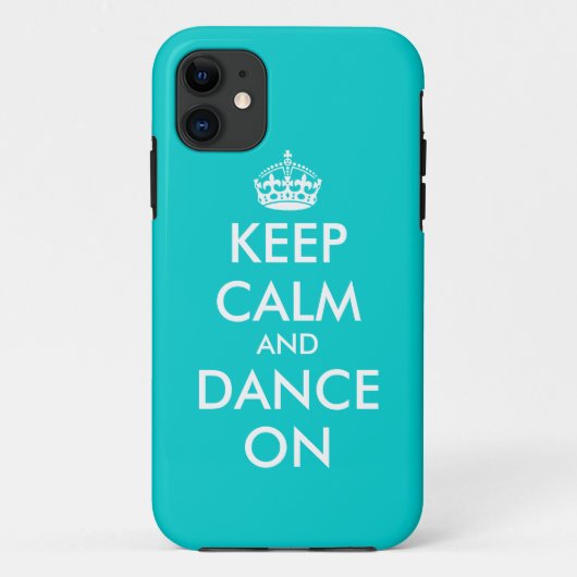 Kalm houden en dansen in de iPhone-case | Case-Mate iPhone Case (Achterkant)