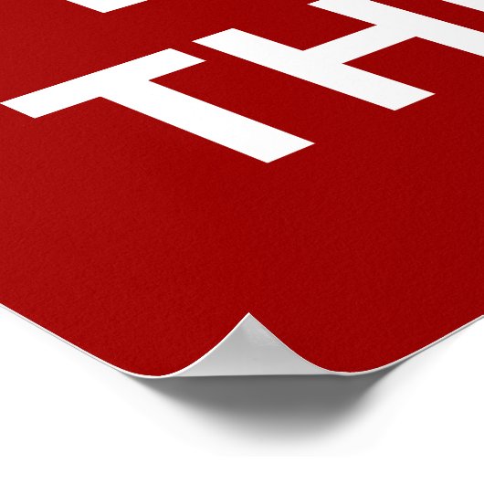 Kalm houden en de hond de schuld geven poster (Hoek)