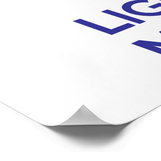 Kalm houden en de Menorah verlichten Poster (Hoek)