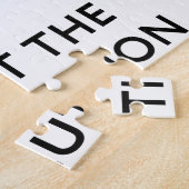 Kalm houden en de revolutie starten legpuzzel (Zijkant)