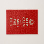 Kalm houden en de verwarming dragen legpuzzel (Horizontaal)