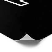 Kalm houden en demonstreren aan poster (Hoek)