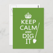 Kalm houden en dig. briefkaart (Voorkant / Achterkant)