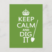 Kalm houden en dig. briefkaart (Voorkant)