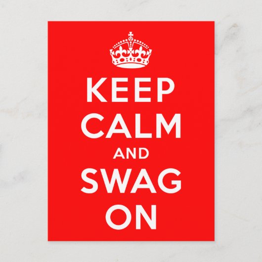 Kalm houden en doorbladeren briefkaart (Voorkant)