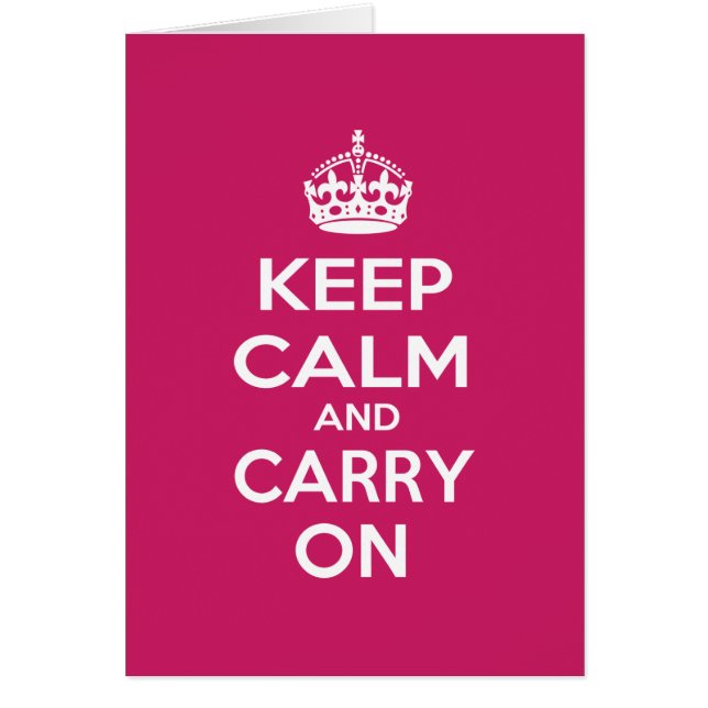 Kalm houden en doorgaan (Voorkant)