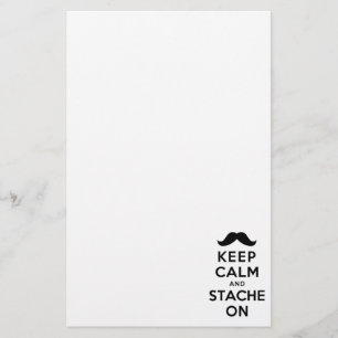 Kalm houden en doorgaan briefpapier