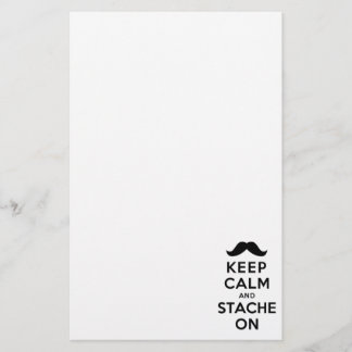 Kalm houden en doorgaan briefpapier