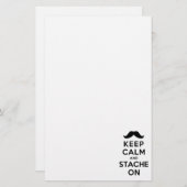 Kalm houden en doorgaan briefpapier (Voorkant / Achterkant)