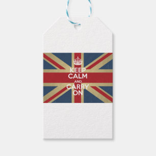 Kalm houden en doorgaan cadeaulabel