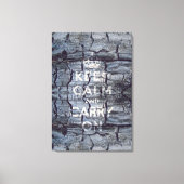 kalm houden en doorgaan canvas afdruk (Voorkant)
