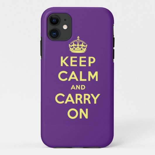 Kalm houden en doorgaan Case-Mate iPhone case (Achterkant)