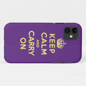 Kalm houden en doorgaan Case-Mate iPhone case (Achterkant (horizontaal))