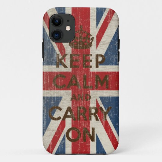  kalm houden en doorgaan Case-Mate iPhone case (Achterkant)