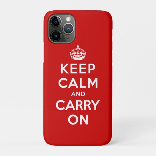 Kalm houden en doorgaan Case-Mate iPhone case (Achterkant)