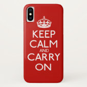 Kalm houden en doorgaan Case-Mate iPhone case (Achterkant)