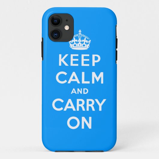 Kalm houden en doorgaan Case-Mate iPhone case (Achterkant)