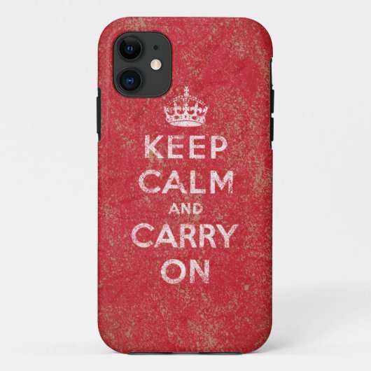 Kalm houden en doorgaan Case-Mate iPhone case (Achterkant)