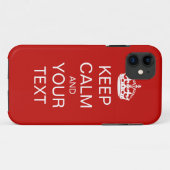 Kalm houden en doorgaan Case-Mate iPhone case (Achterkant (horizontaal))