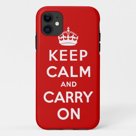 Kalm houden en doorgaan Case-Mate iPhone case (Achterkant)
